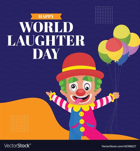Banner Design Of World Laughter Day Royalty Free Vector