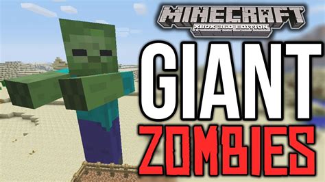 Minecraft Xbox 360 Giant Zombie Mod Machinima