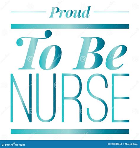 proud to be nurse nurse quote design stock vector illustration of nursing doctor 220030368