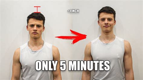 How To Grow 1 Inch Taller In Only 5 Minutes Youtube