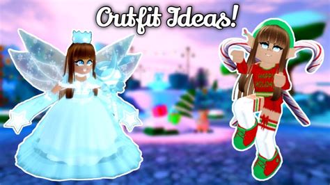 10 Winterchristmas Outfit Ideas ️ Roblox Royale High Outfits Youtube