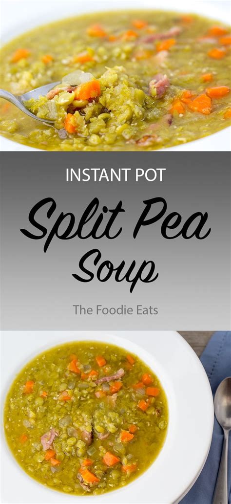 Loaded with layers of umami & spicy flavors & textures, this easy beef and beans chili will satisfy your hearty comfort food cravings. Instant Pot Split Pea Soup with Leftover Ham | Recipe ...