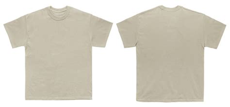 Blank T Shirt Template Front And Back