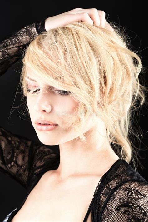 Blonde Portrait Stock Image Image Of Close Hair Skincare 25282271