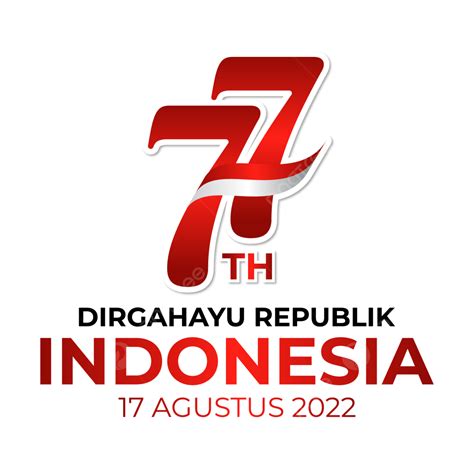 Template Desain Hari Kemerdekaan Indonesia Logo Hut Ri Ke Hut