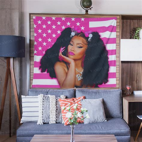 Nicki Minaj Barbie Flag Banner Nicki Minaj American Flag Etsy