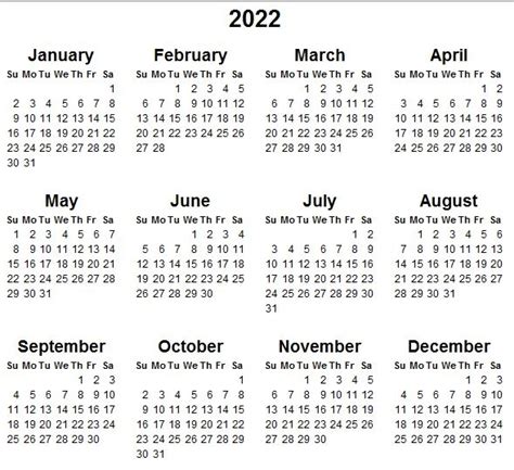 The Calendar 2022 Canada Printable Get Your Calendar Printable
