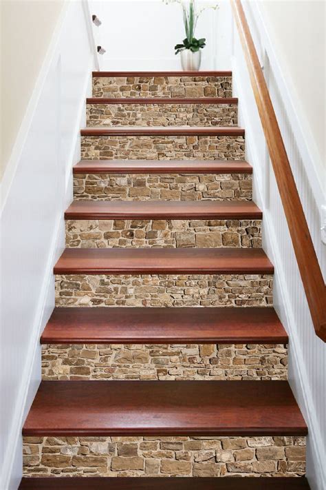 Stone Effect And Wood Staircase Inspiration