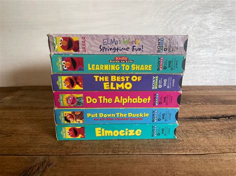 Sesame Street Vhs Movies You Choose Elmo Do The Etsy Australia