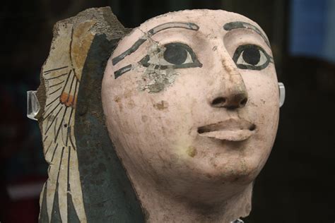 Egyptian Cartonnage Mummy Face Illustration World History Encyclopedia