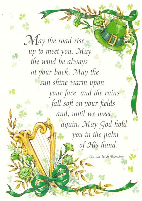 St Patricks Day Poems For Fb Visit Womom1 Com Old Irish Blessing