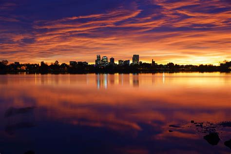 Sloans Lake Denver Skyline Bernieduha Flickr