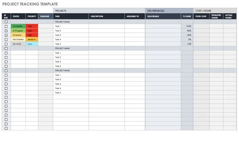 Project Status Tracking Template Exceltemplate