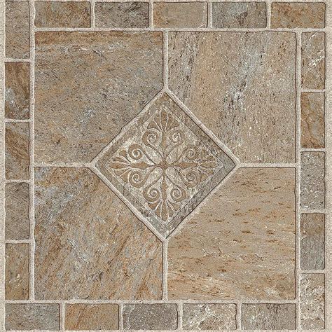 Armstrong Multi Color Bronze 12 In X 12 In Residential Peel And Stick