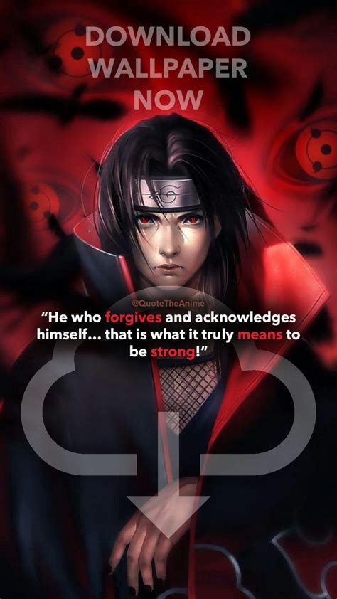 Itachi Wallpaper With Words