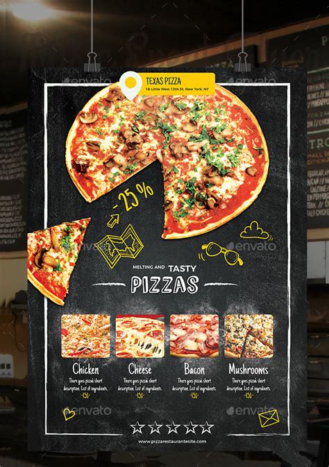 31 Famous Pizza Flyer Templates Free And Premium Download