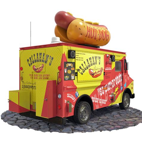 Hot Dog Truck 3d Model Cgtrader