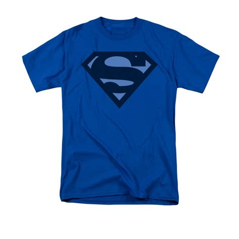 Superman Shirt Navy Shield Royal Blue T Shirt Superman Navy Shield Shirts