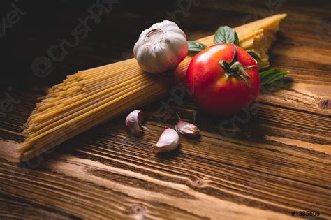 What kinds of shops are there in every town? Tasty appetizing italian spaghetti pasta ingredients for kitchen cuisine with, Stock Photo ...