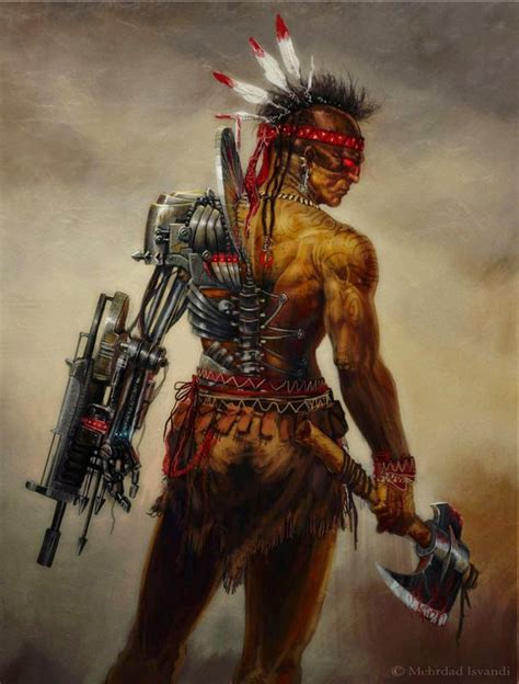 Seduced By The New Cybernetic Native American Warrior