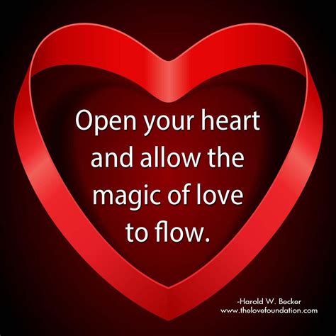 Open Your Heart And Allow The Magic Of Love To Flow Good Morning