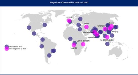 10 Cities Are Predicted To Gain Megacity Status By 2030 World