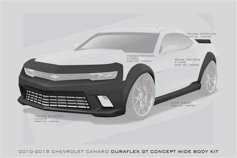 New Duraflex 10 15 Camaro Gt Concept Wide Body Kit Now Available