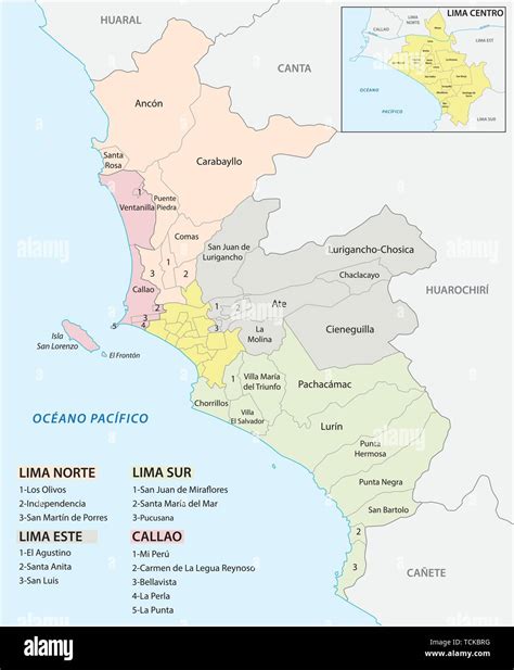 Mapa De Lima