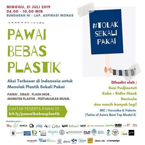 H PAWAI BEBAS PLASTIK Di Indonesia Sampah Plastik Tak Hanya