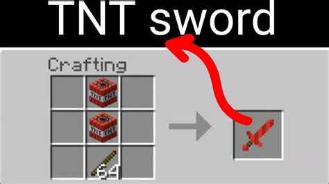 Tnt Sword Minecraft Youtube