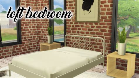 Sims 4 Speed Build — Modern Home With Loft Bedroom Youtube