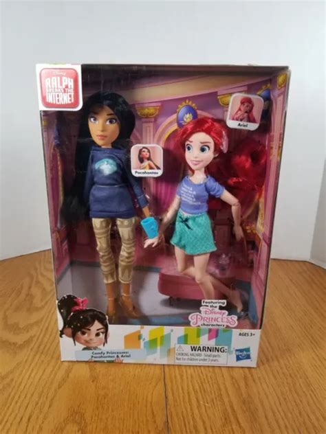 Disney Princess Dolls Unopened Box Ariel Pocahontas Wreck It Ralph 25