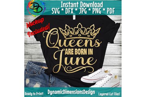 Download June girl svg, Queens are born svg, June birthday svg ...