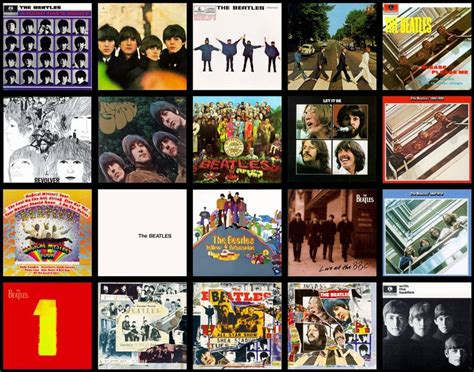 Beatles Covers Collage By Anorexiccow On Deviantart