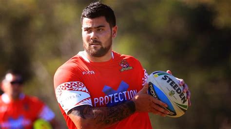 Cronulla forward andrew fifita has been placed in an induced coma after copping a hit to the throat fifita reported difficulty swallowing and had a hoarse voice after a blow to the throat in the second. NRL slammed by Andrew Fifita's brother, David Fifita for ...
