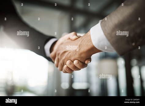 A Professional Handshake After An Interview Meeting For A Successful