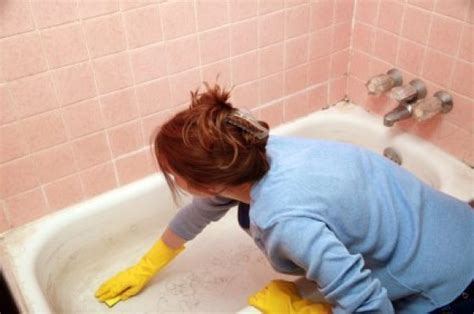 Regular cleaning can help remedy this issue. Cleaning a Fiberglass Tub | ThriftyFun