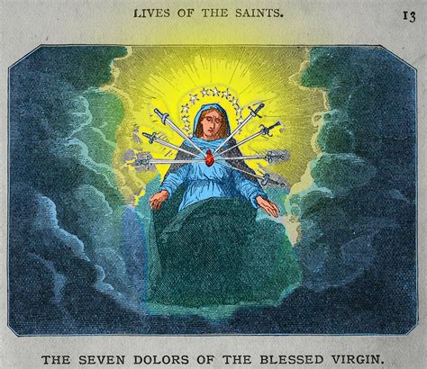 Seven Dolors Of The Virgin Mary Digital Art By Vince Migliore