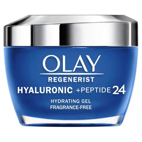 Olay Regenerist Hyaluronic Peptide 24 Gel Face Moisturizer Fragrance