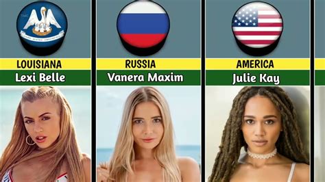 Sexiest Pornstars By Countries Youtube