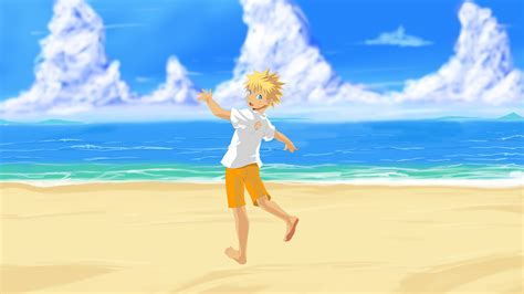 Naruto At The Beach By Uzunaru4lyf3 On Deviantart