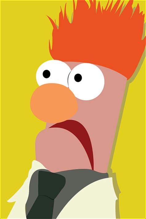 The Muppets Beaker By Retroartprint On Etsy Love The Prints On This