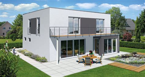 Die typische kubus haus bauweise erkennt man auf den ersten blick. Haus C160 (Hauslinie Cubus) | OPTA Massivhaus