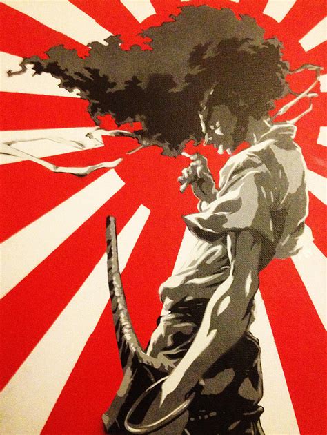 2007, сша, сериалы, зарубежные, аниме. Afro Samurai Painting by Chris Lindmark
