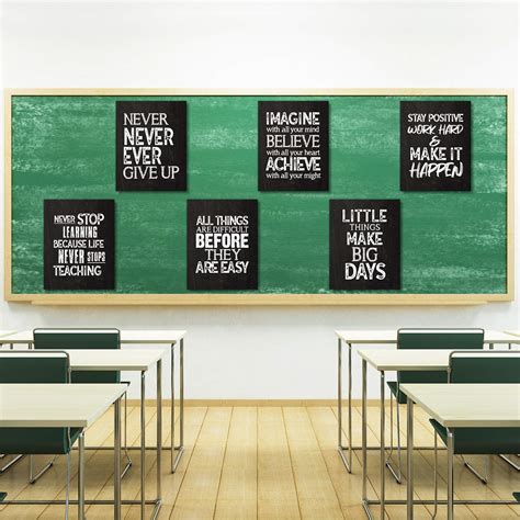 10 Pieces Inspirational Wall Posters Motivational Quote Posters