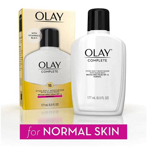 Olay Face Moisturizer Complete Lotion All Day Moisturizer With Spf 15 For Normal Skin 60 Ounce