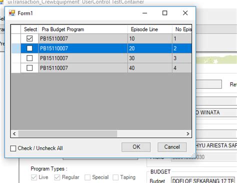 Vb Net How To Place Checkbox In Datagridview In The Th Column Of My Vrogue