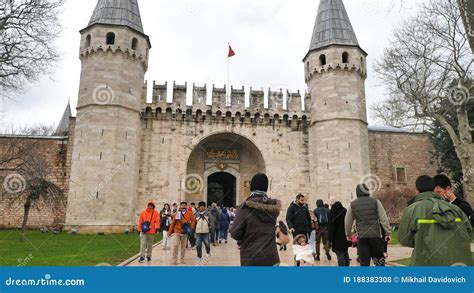 Istanbul Turkey January The Gate Of Salutation Topkapi