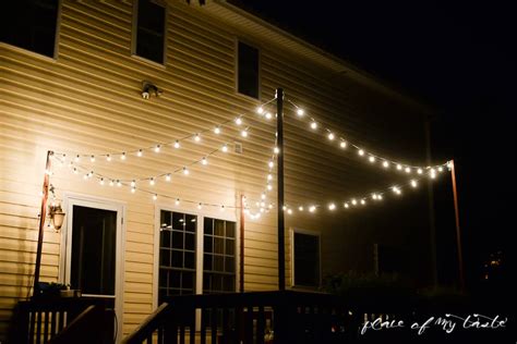 Hang String Lights On Your Deck An Easy Way