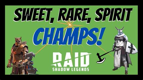 All Rare Spirit Champions Rated For Use Everywhere In Raid Shadow